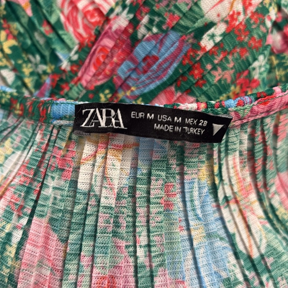 Floral Smocked Maxi Dress - Green Multi - Picture 8 of 8